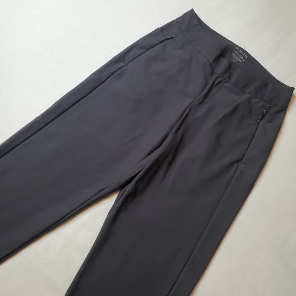 Athleta Women's Size 2P Stellar Trouser Pant Black 982872